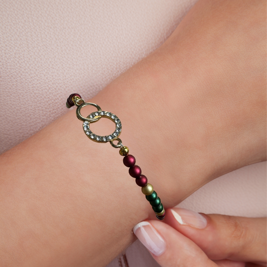 Classic Christmas Glam Bracelet - DIY Kit