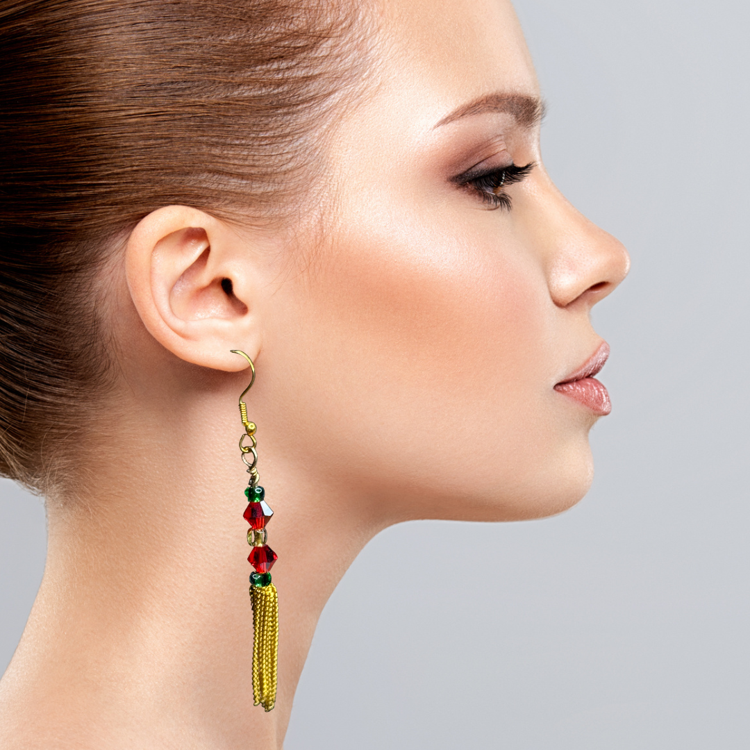 Classic Christmas Glam Earrings - DIY Kit